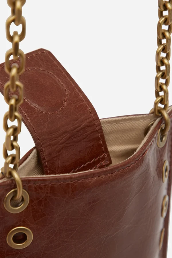 Tracolla Vanessa Bruno porta smartphone marrone phone case