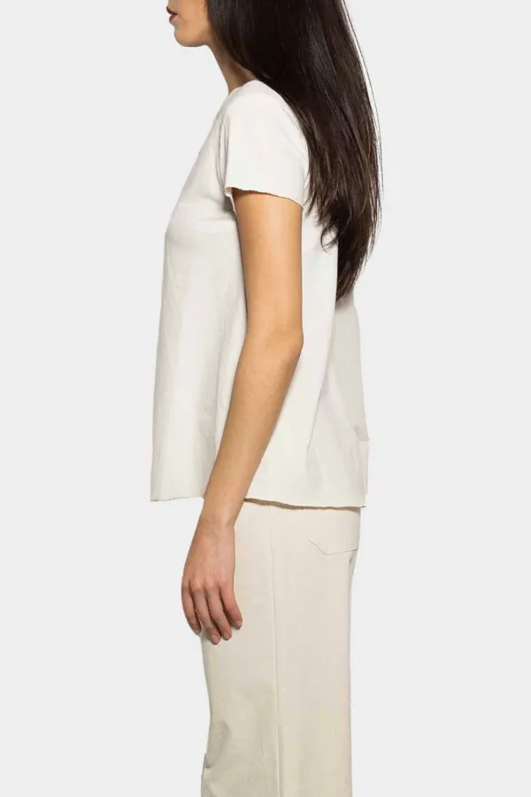 T-shirt Isabella Clementini in jersey beige i1281